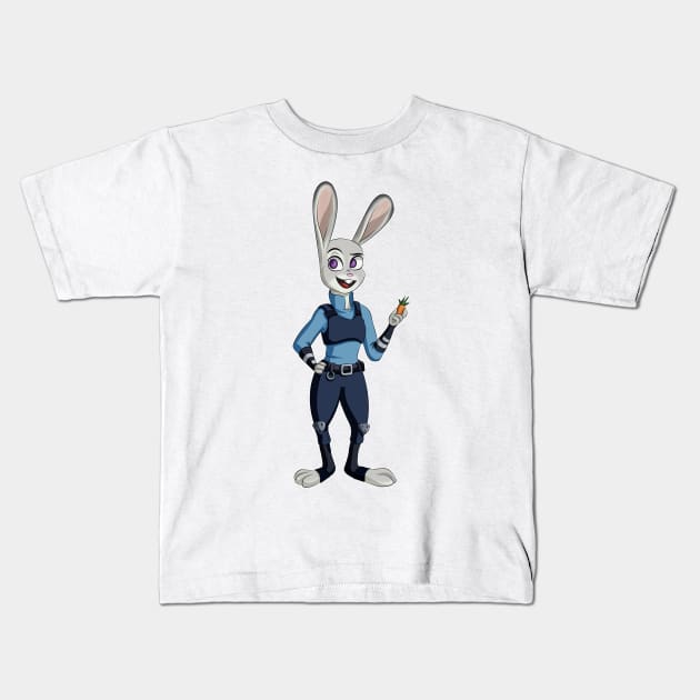 Officer Hopps Kids T-Shirt by Aleina928